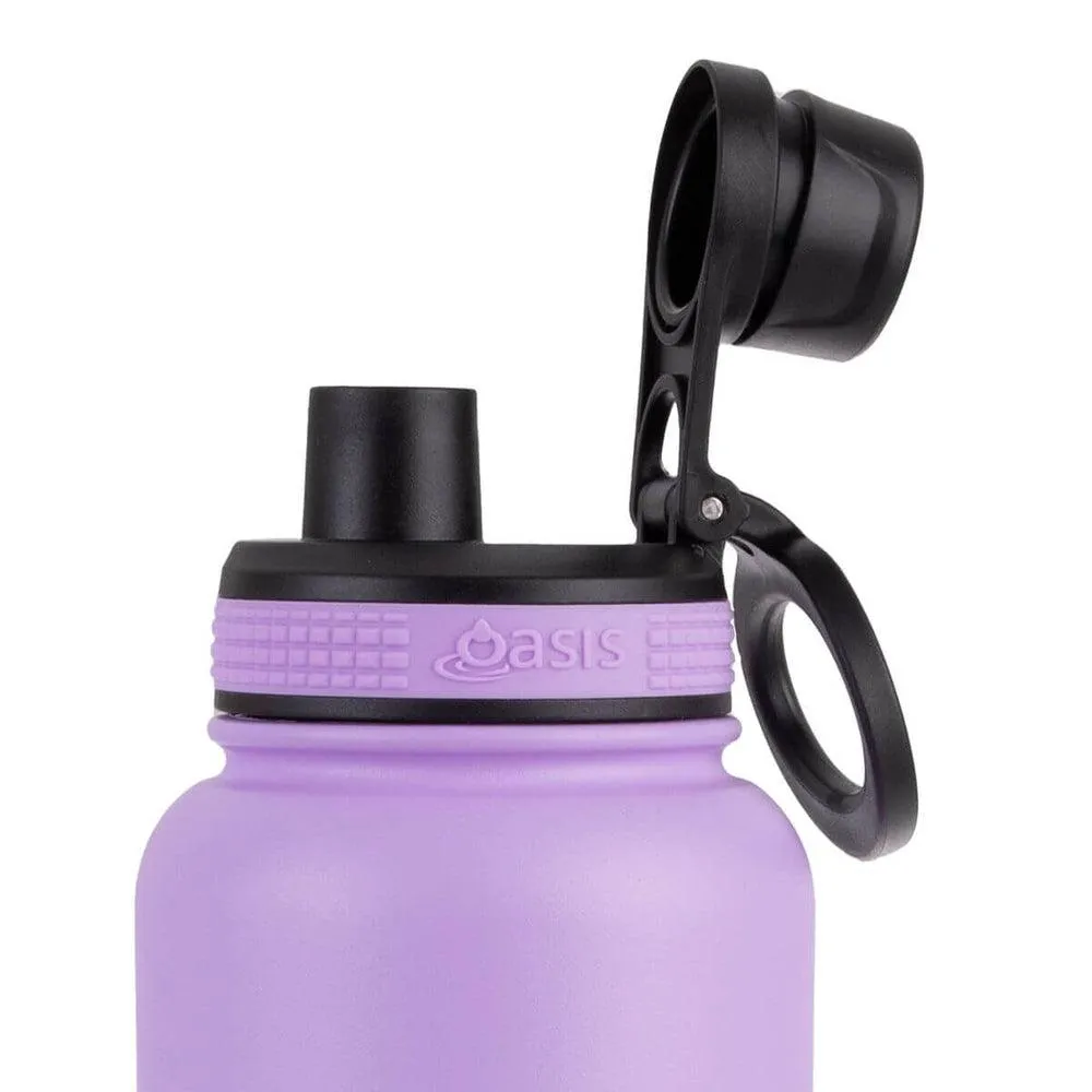 Oasis 1.1L Insulated Challenger Water Bottle Lavender