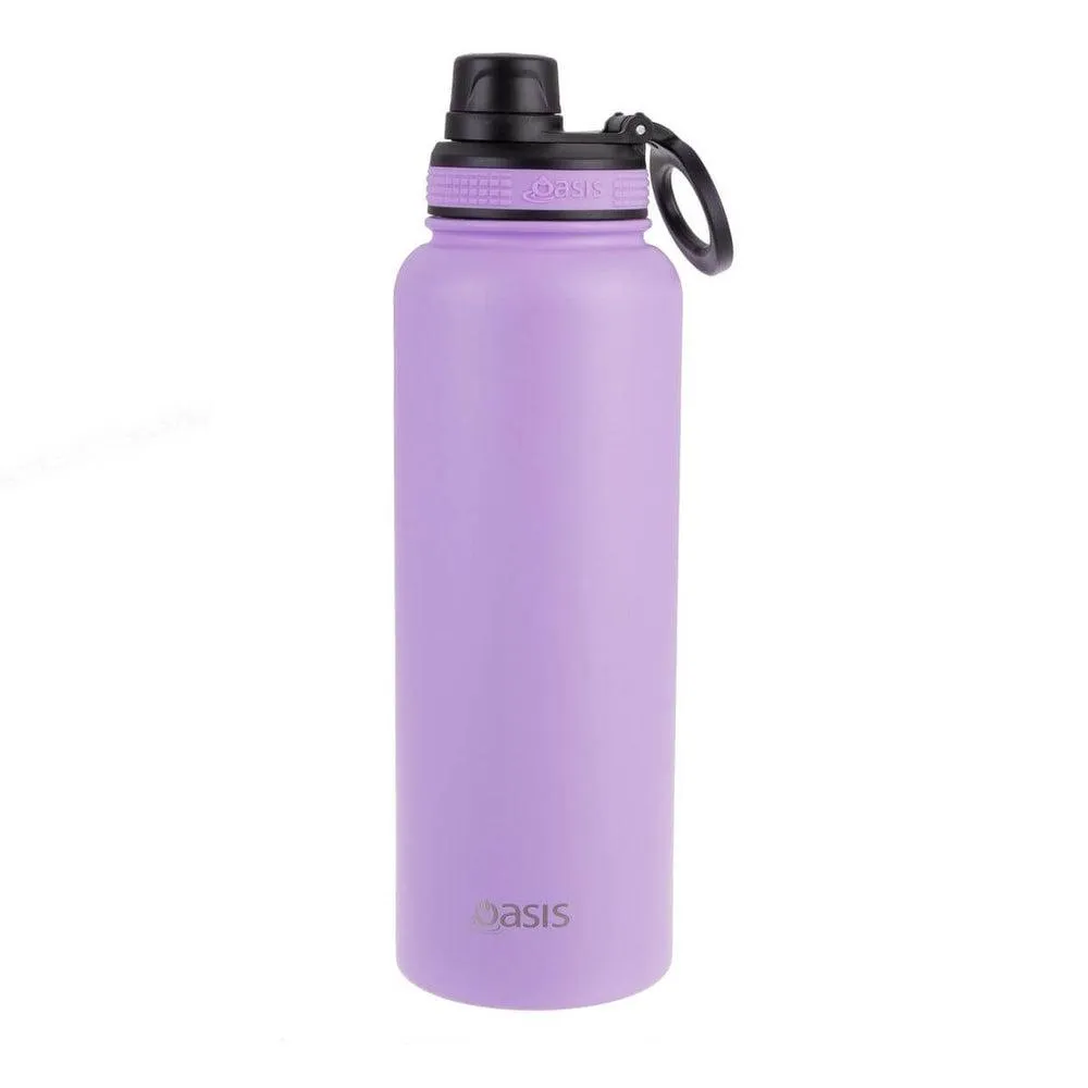 Oasis 1.1L Insulated Challenger Water Bottle Lavender