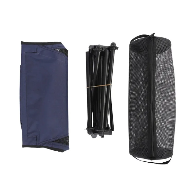 Outdoor Camping Aluminum Alloy Portable Folding Beach Chair, Colour: Without Pocket (Dark Gray)