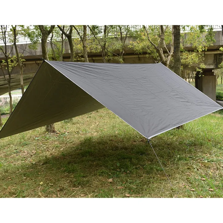 Outdoor Camping Supplies Multifunctional Camping Sunshade Waterproof And Moisture-Proof Mat Ultra-Light Sky,Size: 320 x 250cm (Army Green)