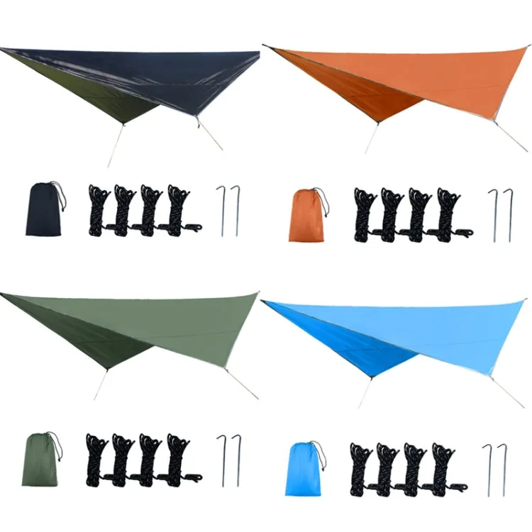 Outdoor Camping Supplies Multifunctional Camping Sunshade Waterproof And Moisture-Proof Mat Ultra-Light Sky,Size: 320 x 250cm (Army Green)