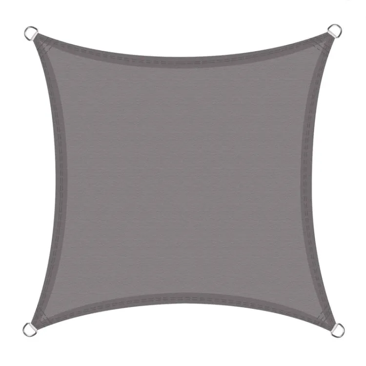 Outdoor Garden Sunshade Sail Waterproof Anti-UV Canopy, Size: 4m x 6m(Yellow)