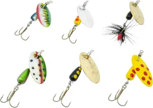 Panther Martin Fishing Lures 6-Pack All Time Greatest Fish Catcher World Famous Spinning Lures in Value Kit Spinners for Trout, Salmon, Panfish, Bass, Crappie & Perch.