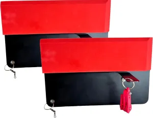 Planer Boards | Heavy-Duty 10" Powder-Coated Aluminum & EVA Foam | Lightweight, Adjustable Arms for Trolling Catfish, Striper & Many Other Species | 2-Pack
