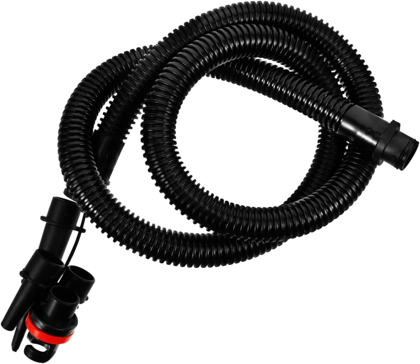 POPETPOP Kayak Pump Tubing Plastic Kayak Inflator Attachment Kayak Air Hose Black Air Compressor Tube