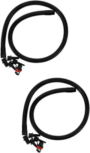 POPETPOP Kayak Pump Tubing Plastic Kayak Inflator Attachment Kayak Air Hose Black Air Compressor Tube