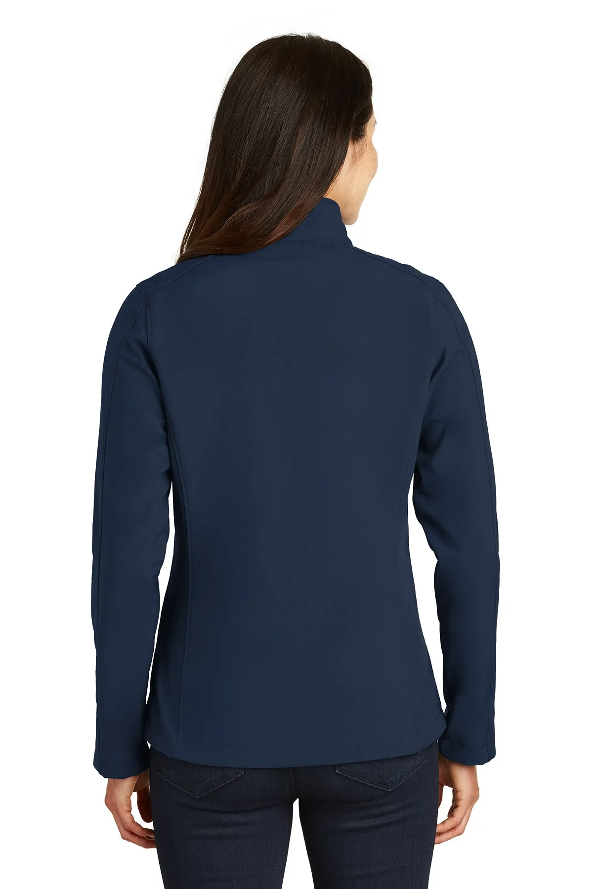 Port Authority Ladies Core Soft Shell Customized Jackets, Dress Blue Navy