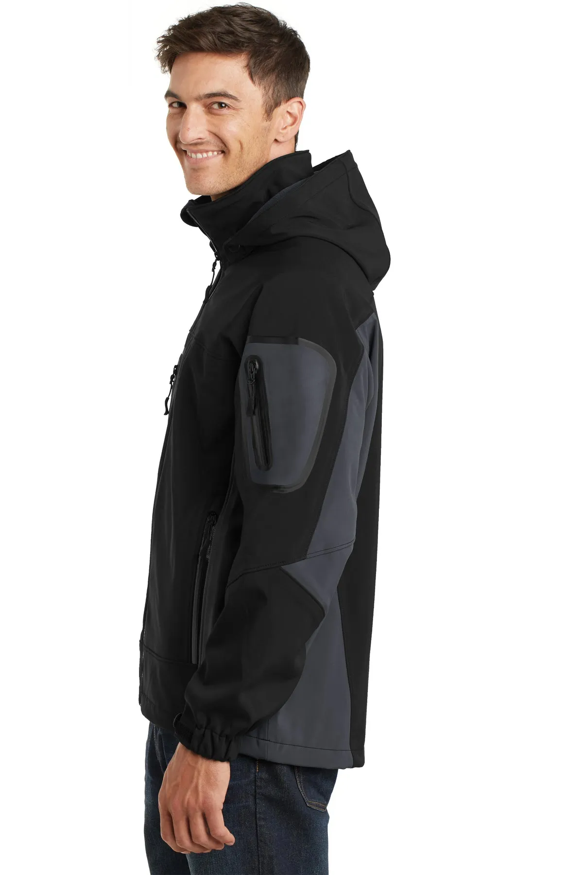 Port Authority Waterproof Customized Soft Shell Jackets, Black/ Graphite