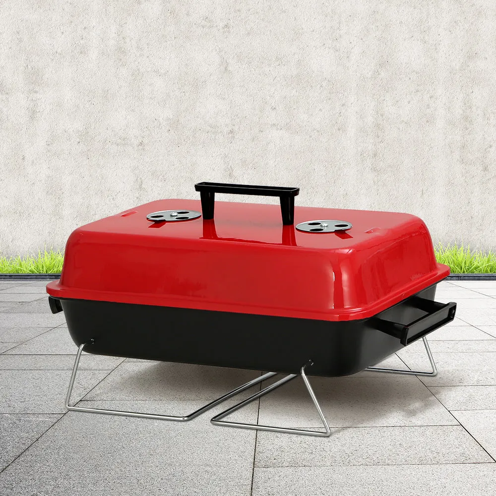 Portable Charcoal BBQ Grill, Lightweight, Steel, Grillz
