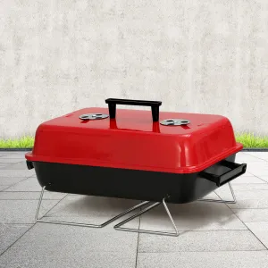 Portable Charcoal BBQ Grill, Lightweight, Steel, Grillz