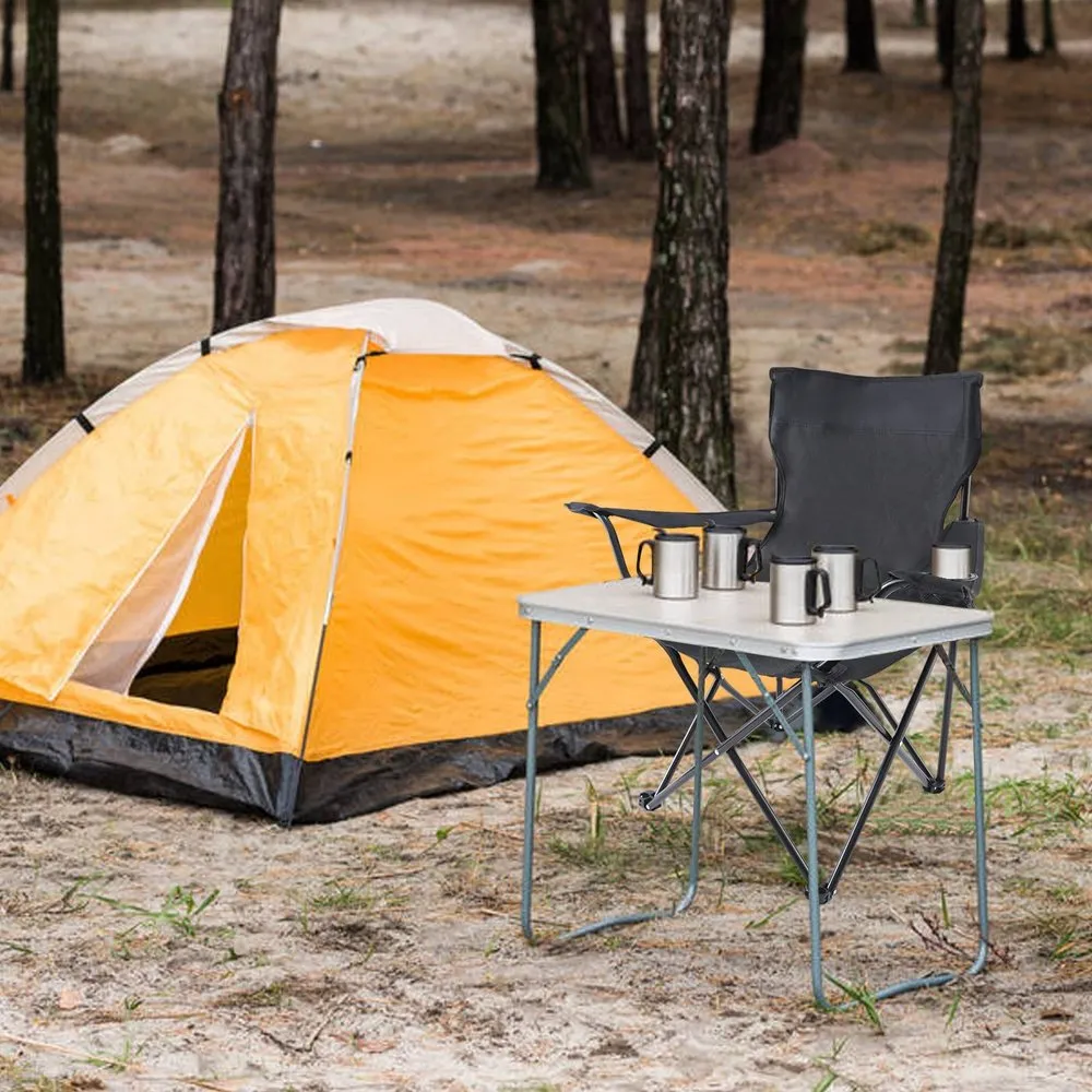 Portable Folding Camping Chair Black