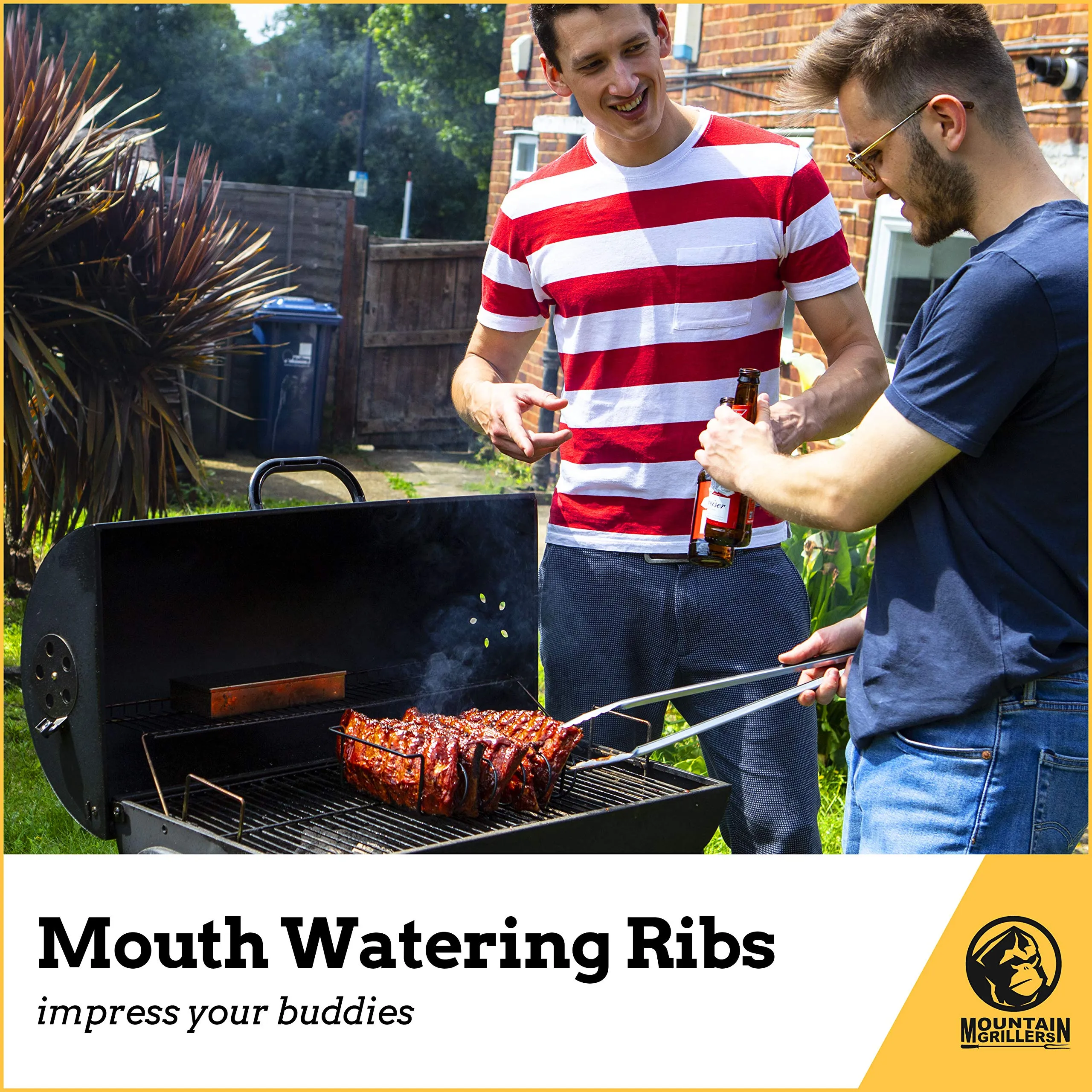 Rib Racks For Smoking  Bbq Rib Rack For Gas Smoker Or Charcoal Grill