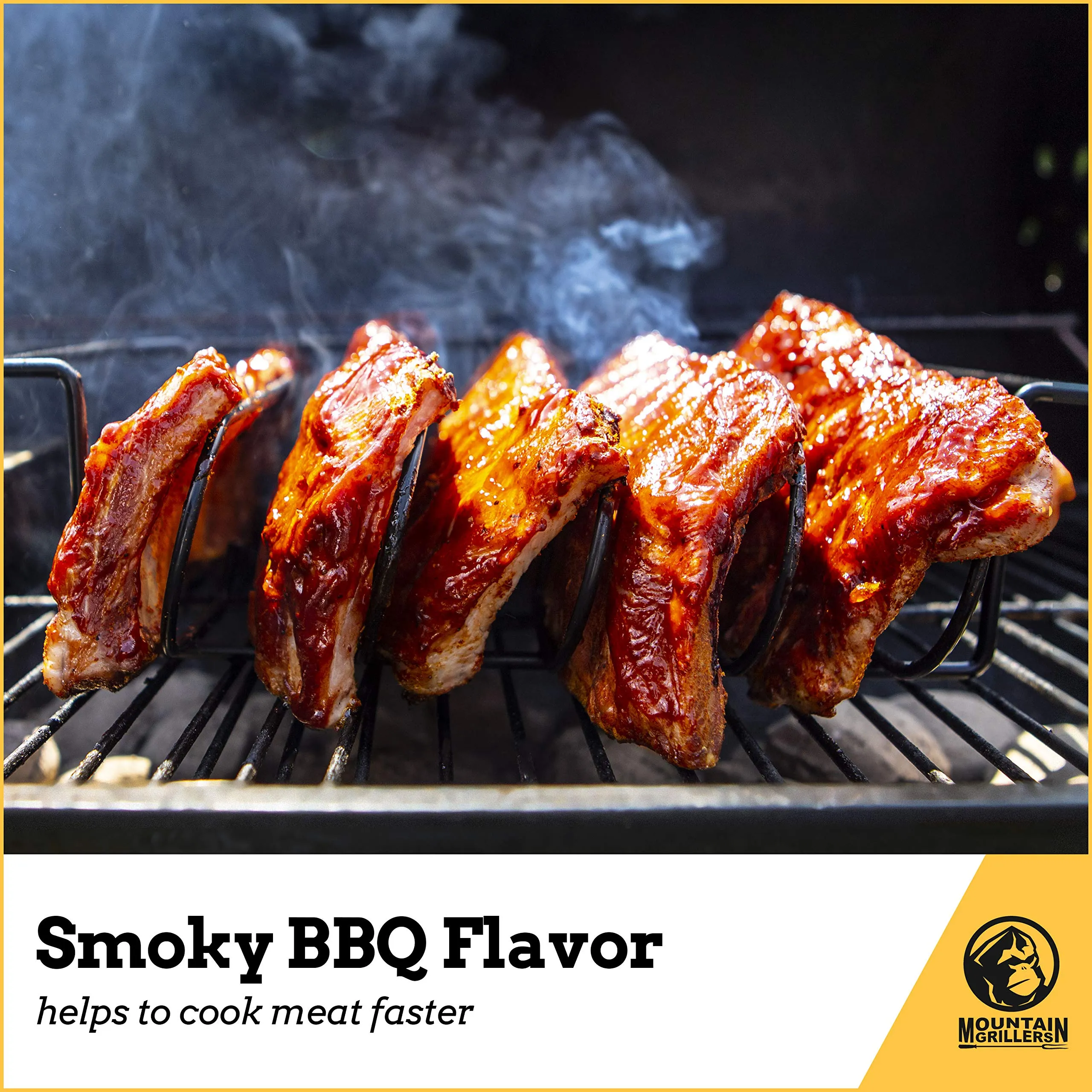 Rib Racks For Smoking  Bbq Rib Rack For Gas Smoker Or Charcoal Grill