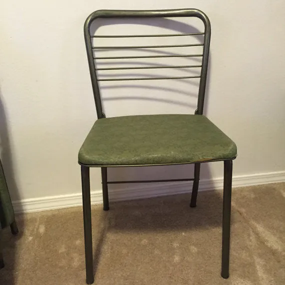 Set of 2 Vintage Gate folding chair / 60's folding chair by Cosco / Mid Century Chair