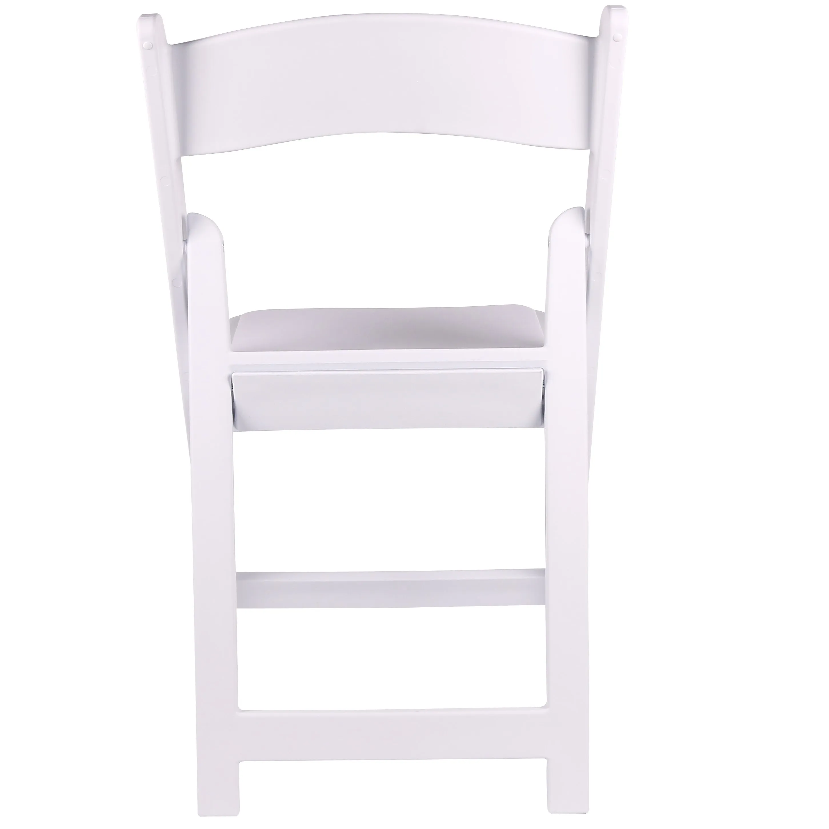 Set of 30 TExpert Resin Folding Chair Vinyl Padded Seat Indoor Outdoor lightweight Set for Home Event Party Picnic Kitchen Dining Church School Weddings White Set of 30