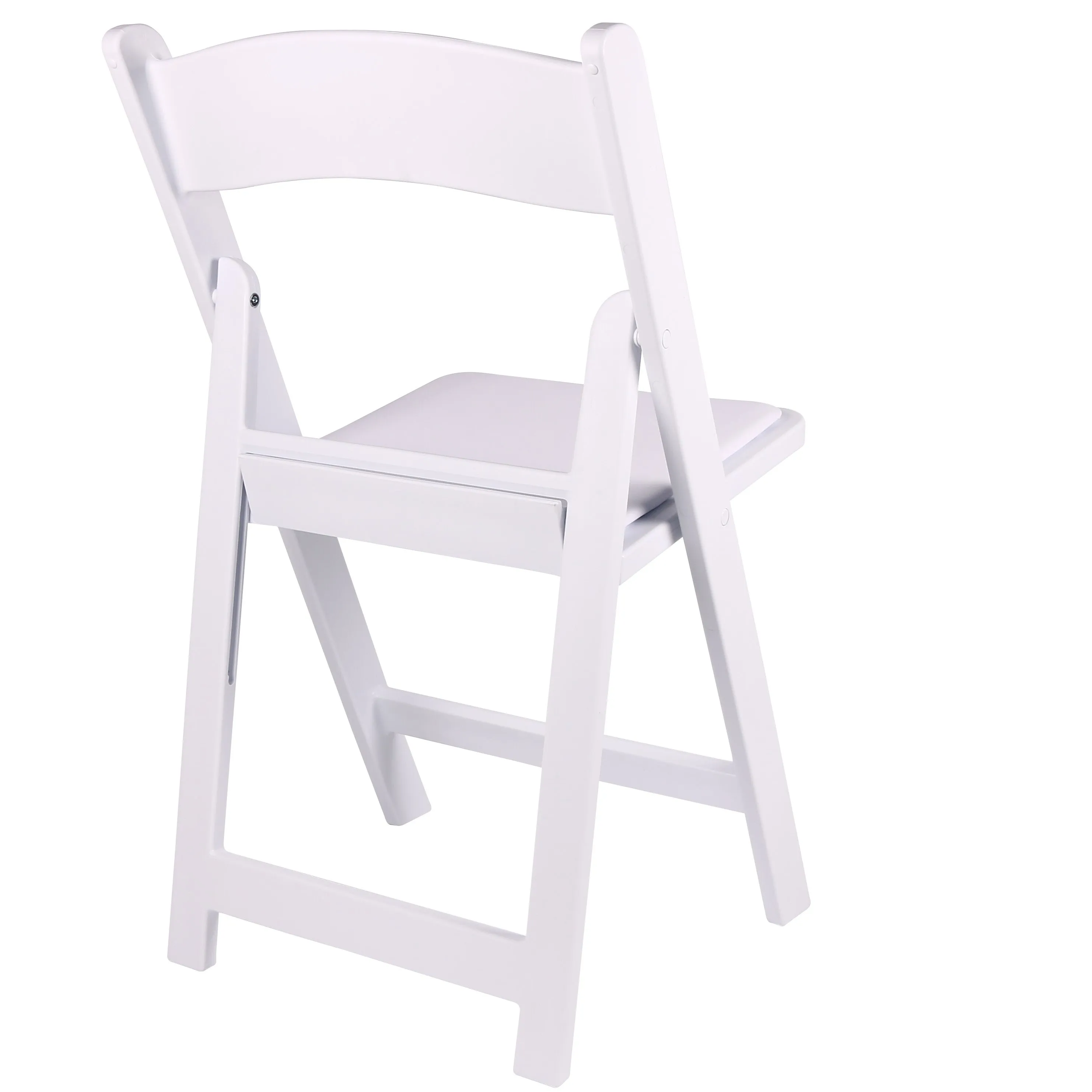 Set of 30 TExpert Resin Folding Chair Vinyl Padded Seat Indoor Outdoor lightweight Set for Home Event Party Picnic Kitchen Dining Church School Weddings White Set of 30