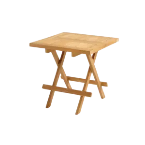 Square Teak Foldable Picnic Table