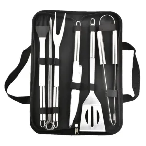 Stainless Steel Grill Bbq Barbecue Tool Set 3,5 and 7 pcs Outdoor Combination Barbecue Camping Supplies.