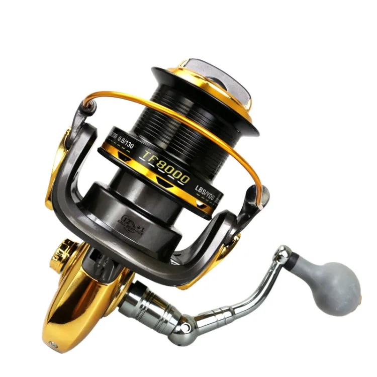 TF10000 Long-distance Casting Reel Large Gapless Sea Rod Fishing Reel Spinning Reel