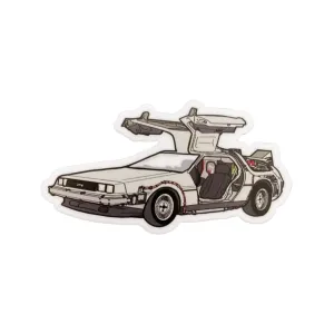The Delorean Back To The Future Sticker
