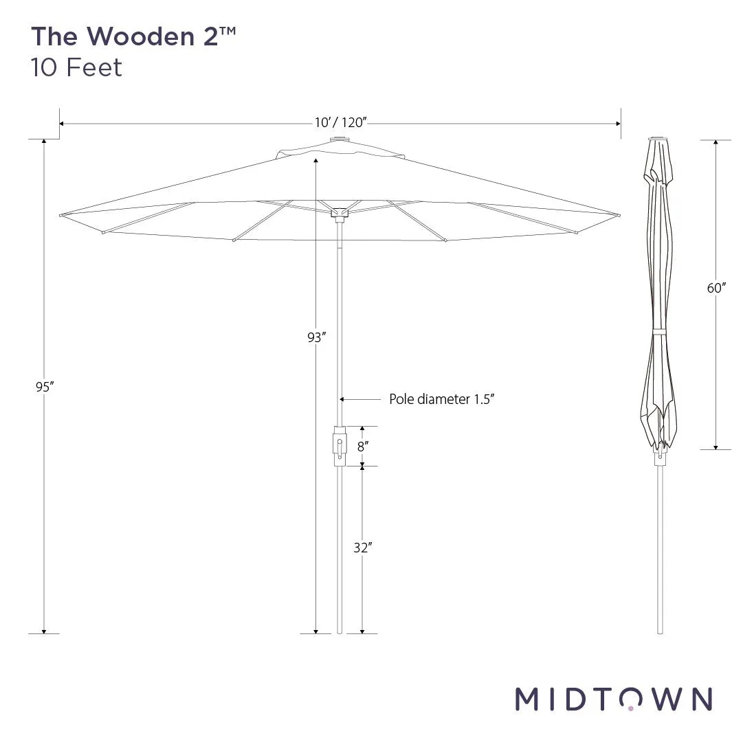The Wooden 2™ - Terylast Cherry - Burgundy