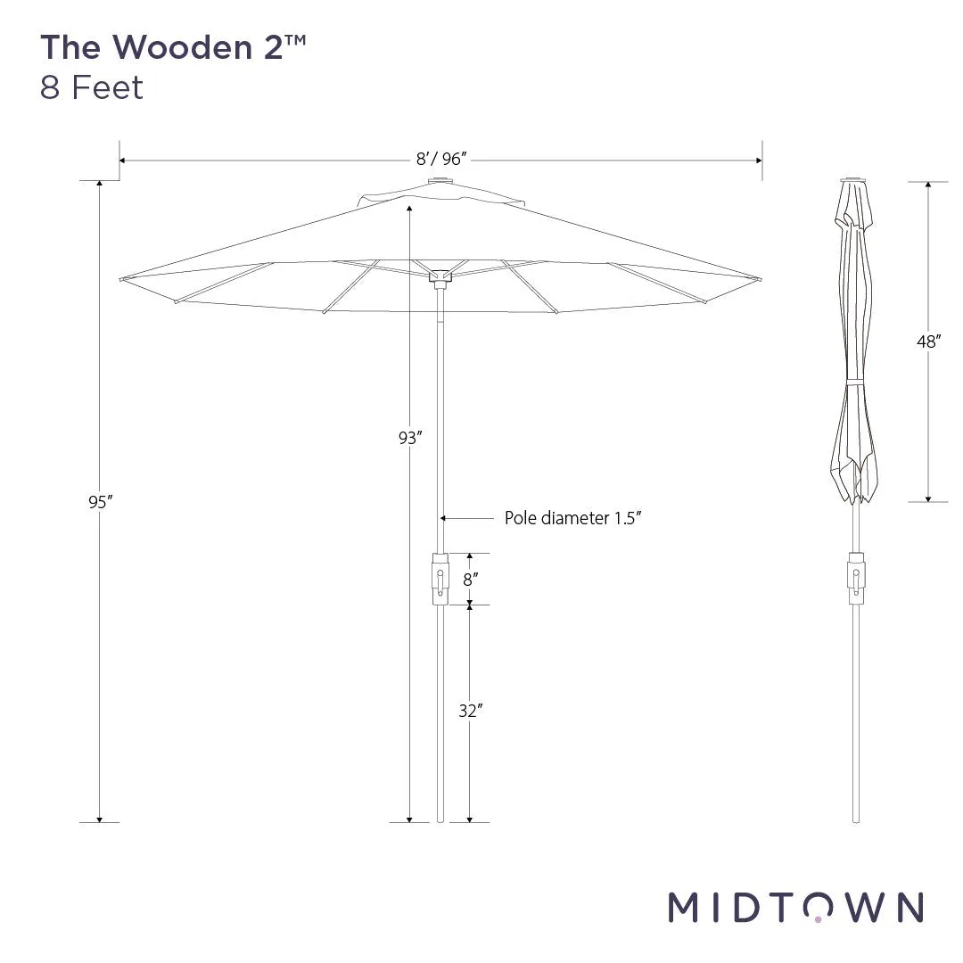 The Wooden 2™ - Terylast Cherry - Burgundy