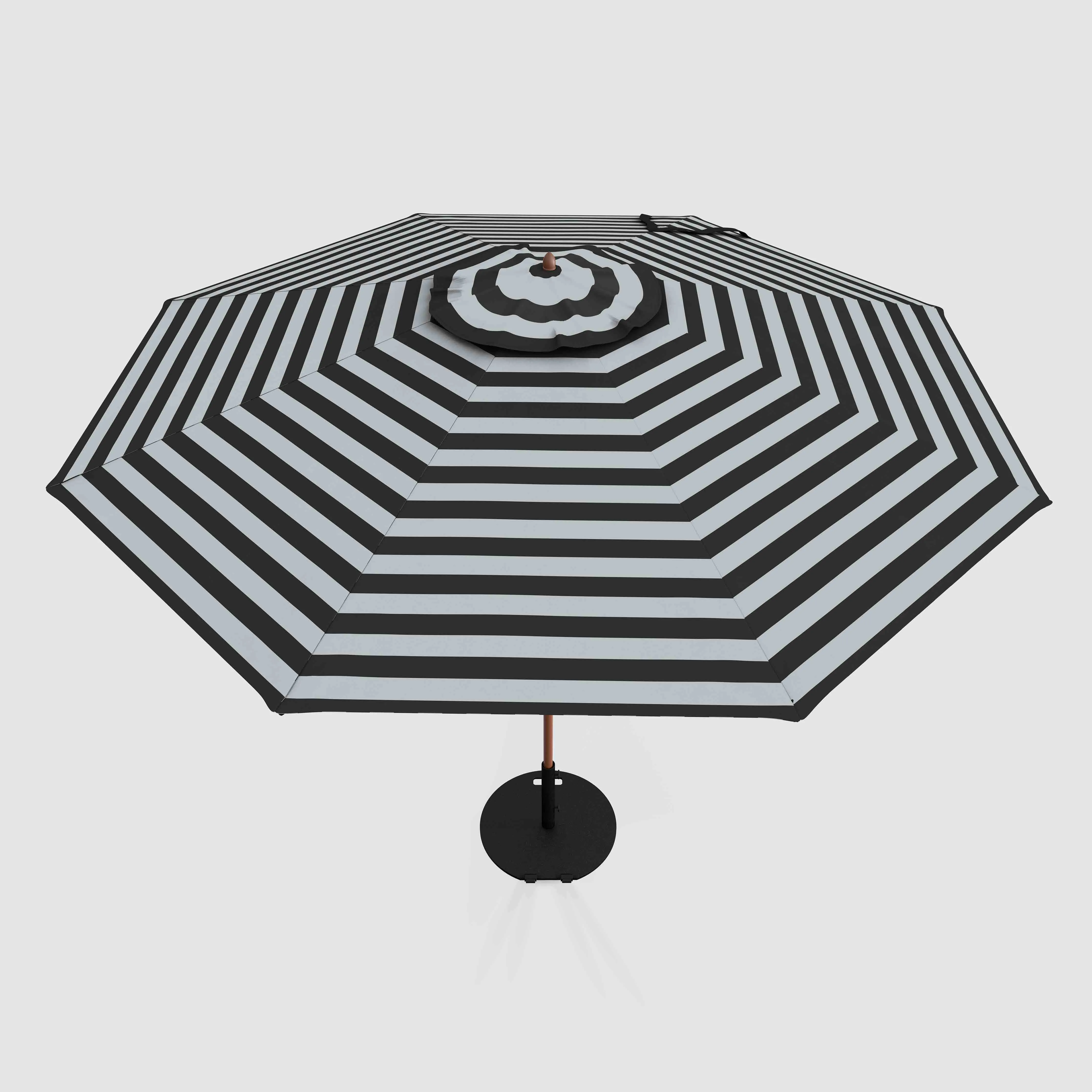 The Wooden™ - Sunbrella Black And Grey