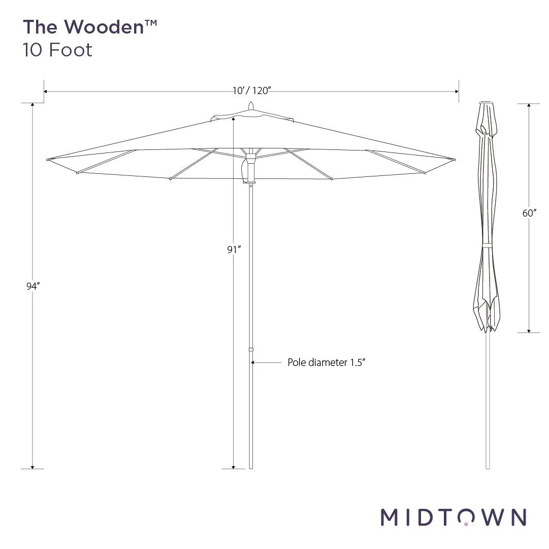 The Wooden™ - Sunbrella Cast Shale