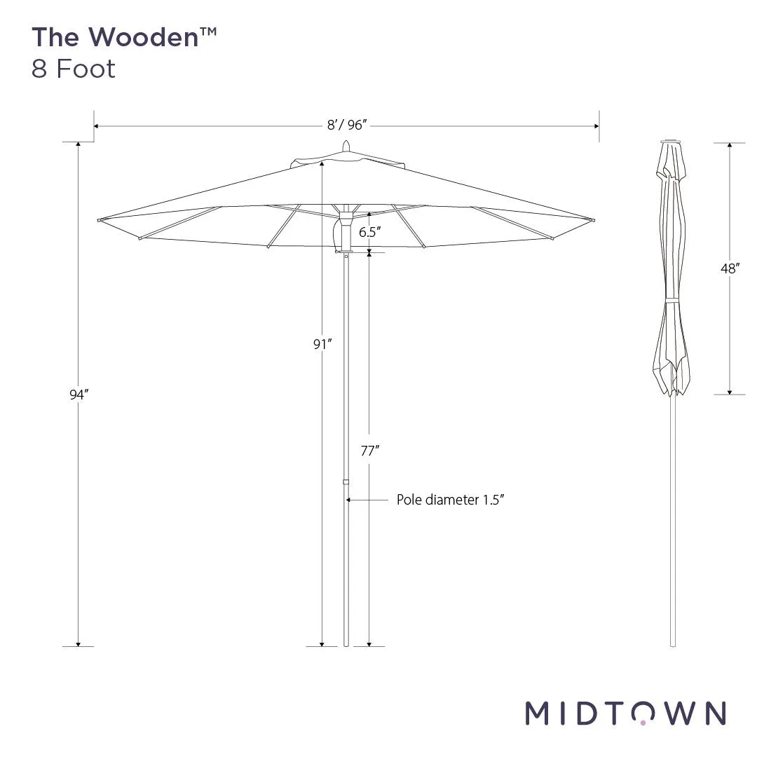 The Wooden™ - Sunbrella Cast Shale