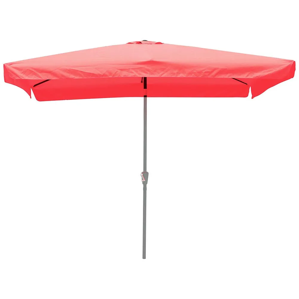 TheLAShop 10'x6.5' 6-Rib Patio Rectangular Umbrella Replacement Canopy