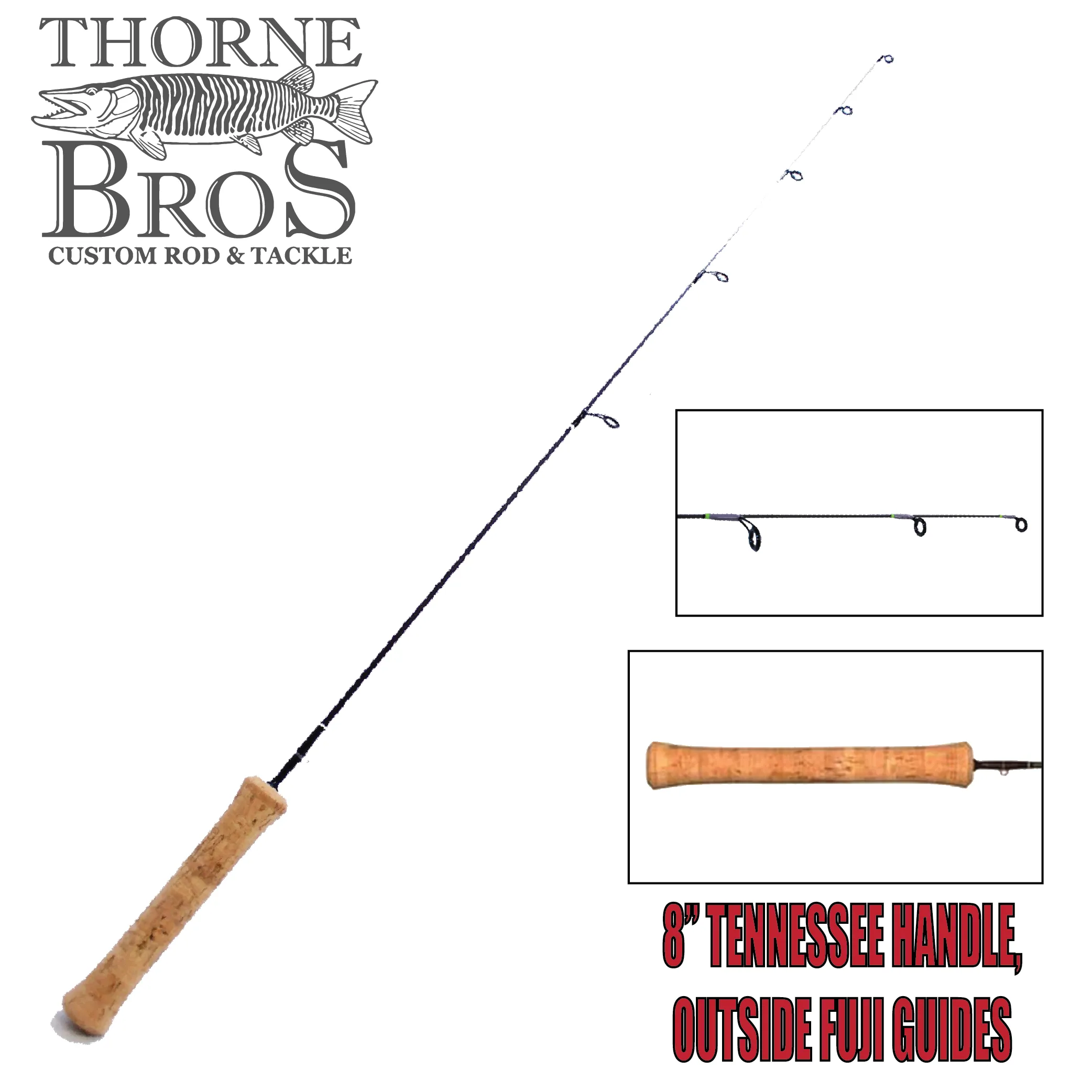 Thorne Brothers Custom Ice Rod -  Professional Glass Options