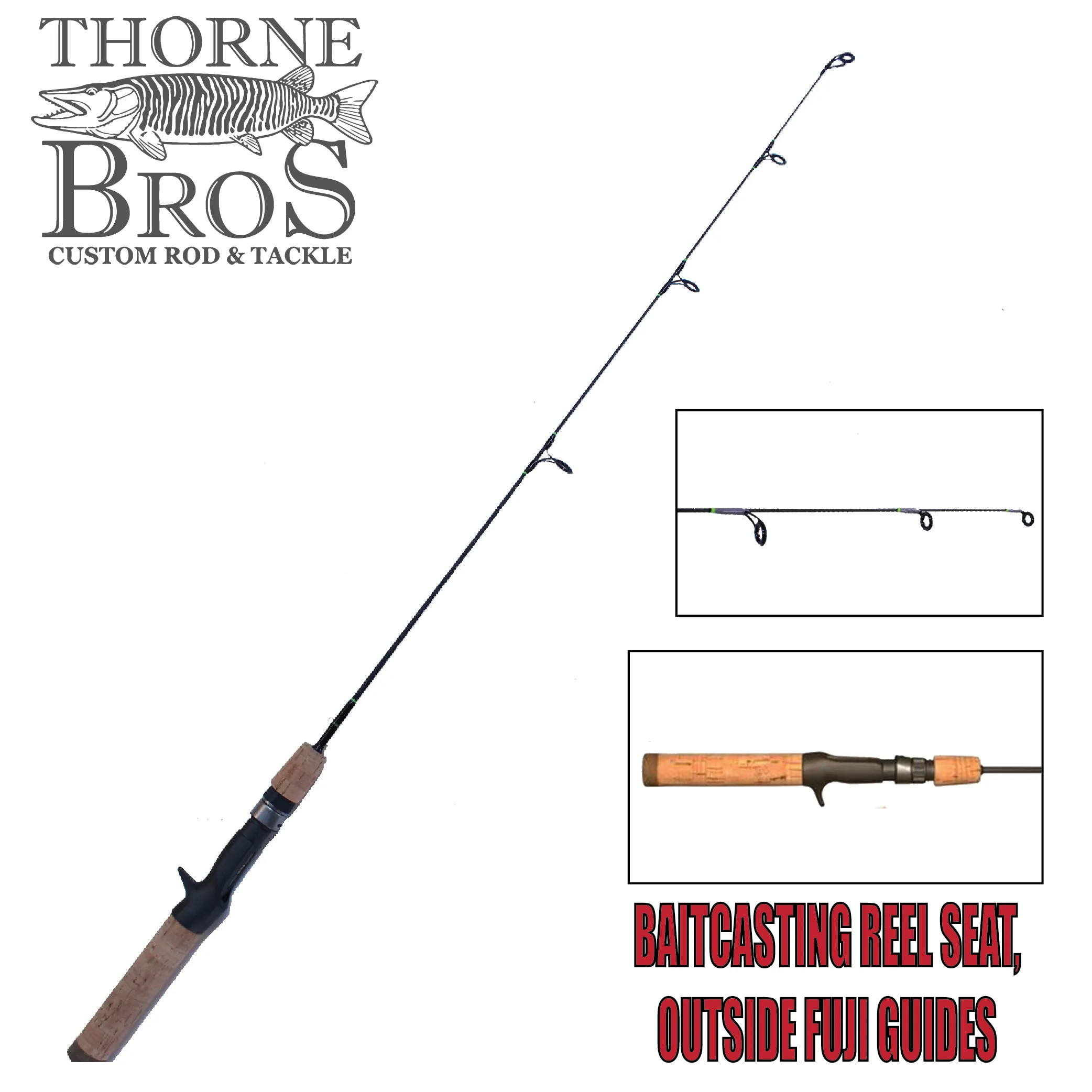 Thorne Brothers Custom Ice Rod -  Professional Glass Options