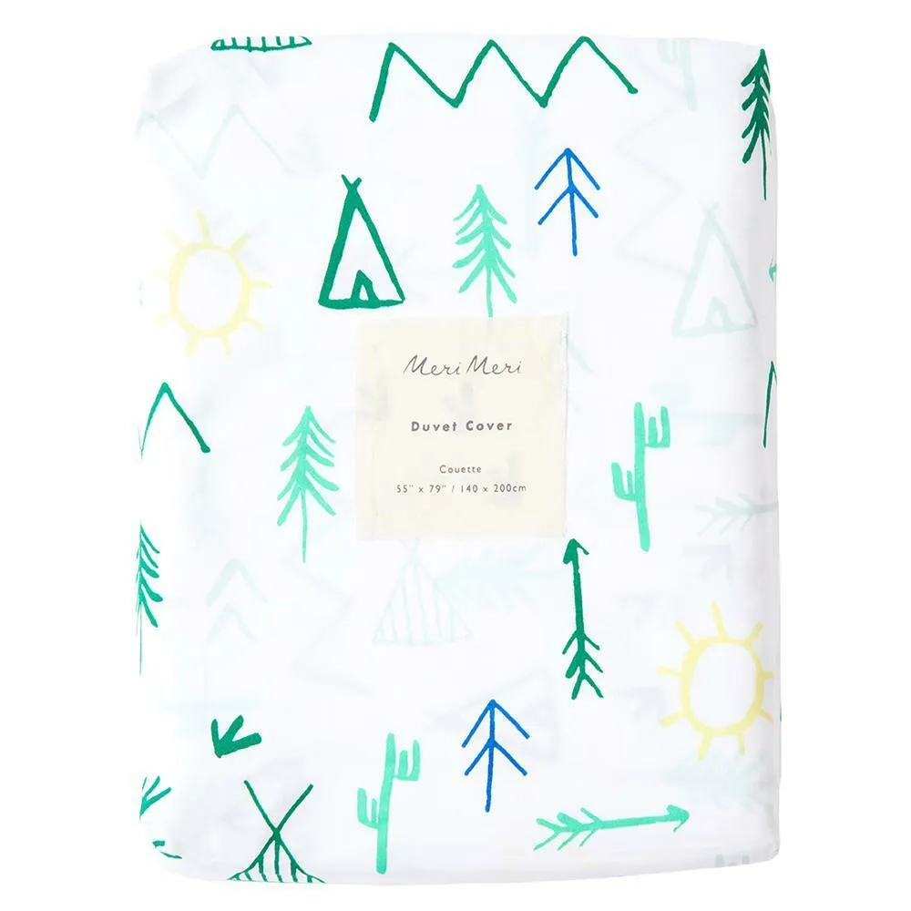 Twin Duvet Cover, Camp Ground