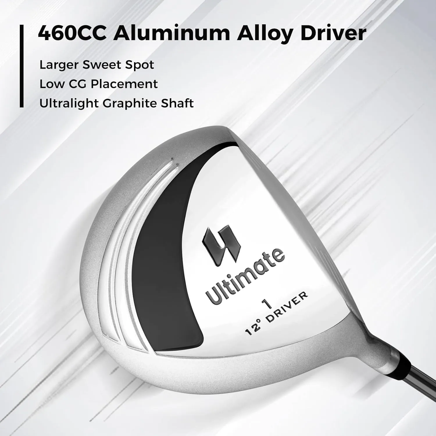 ULTIMATE Women's Complete Golf Club Set, 9/10/11pcs Right Handed Ladies Golf Clubs Set w/ 460cc Alloy Driver, #3 Fairway Wood, #4 Hybrid, #6/#7/#8/#9/#P Irons & Putter