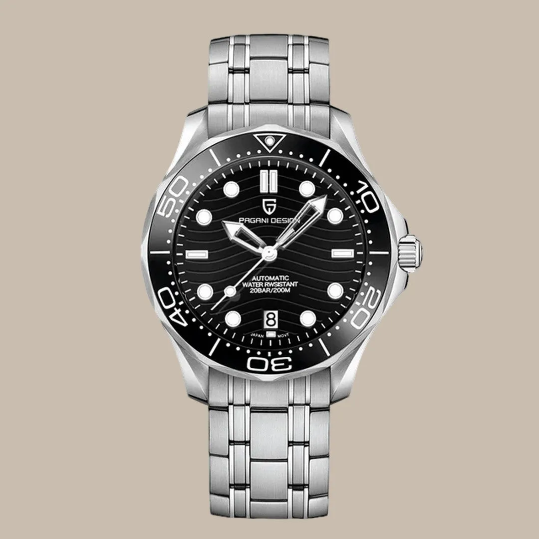 Waterproof Crystal Sapphire Dial Watch for Men