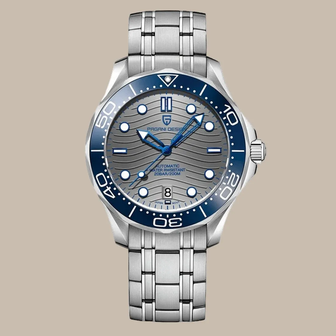 Waterproof Crystal Sapphire Dial Watch for Men