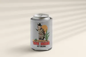 We Ride At Dusk Koozie