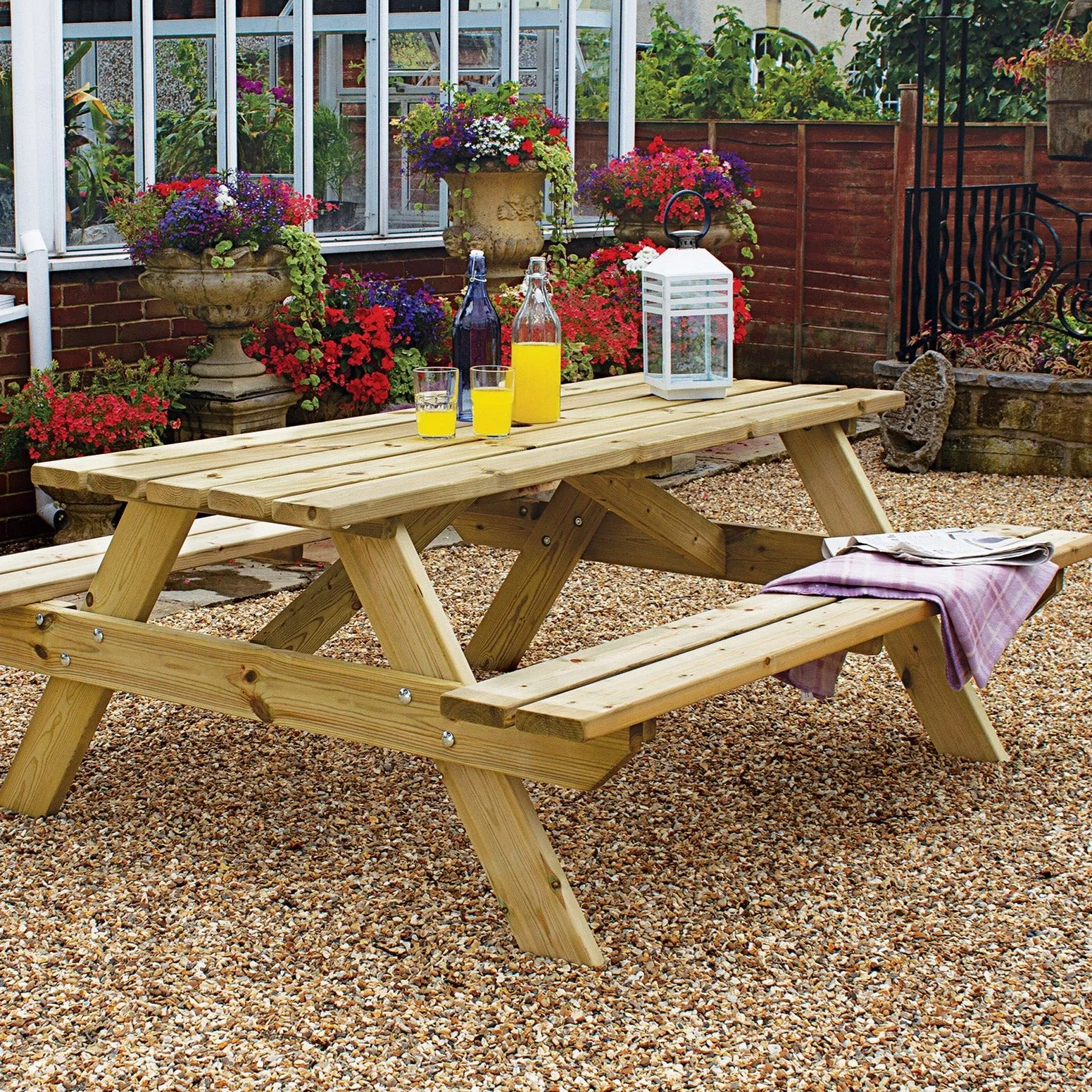 Woodshaw Appleton 6 Seater Picnic Bench