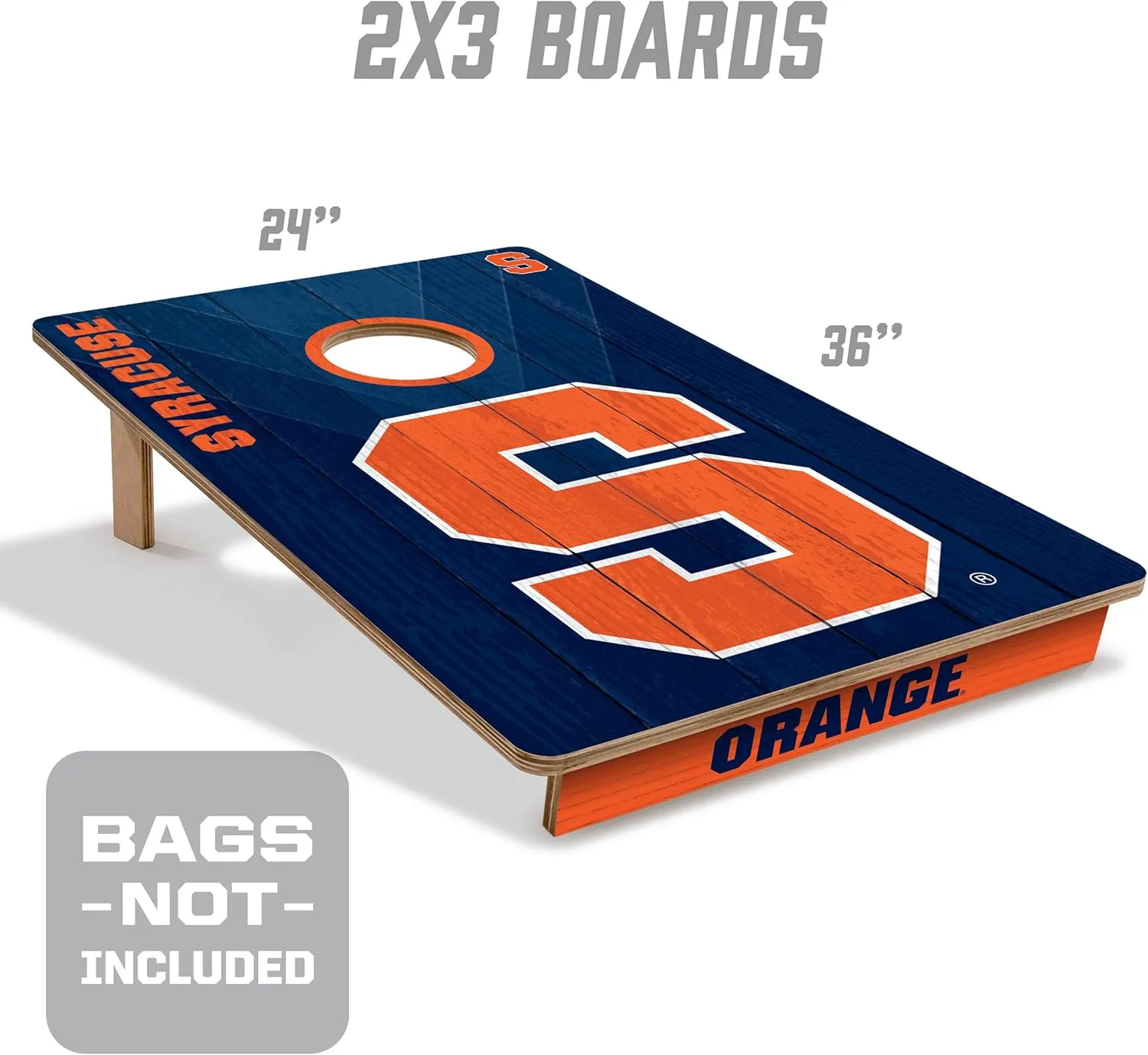 YouTheFan NCAA 2 x 3 Wood Cornhole Game