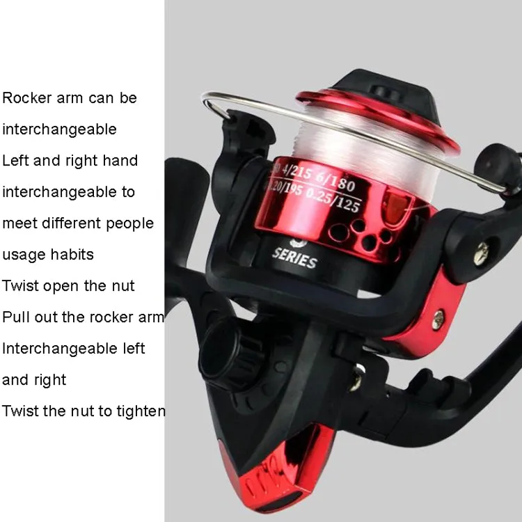 YUMOSHI JL200 Spinning Reel With Line(Electroplated Blue)