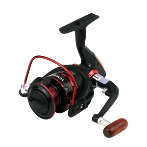 YUMOSHI JX2000 Wooden Handlebar Metal Head Fishing Reel Spinning Wheel