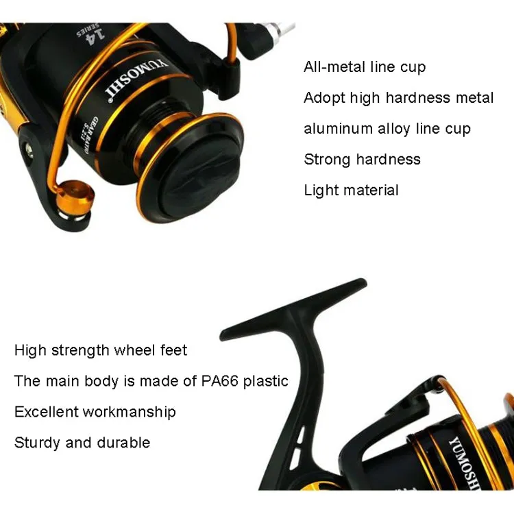 YUMOSHI JX6000 Metal Spinning Fishing Reel