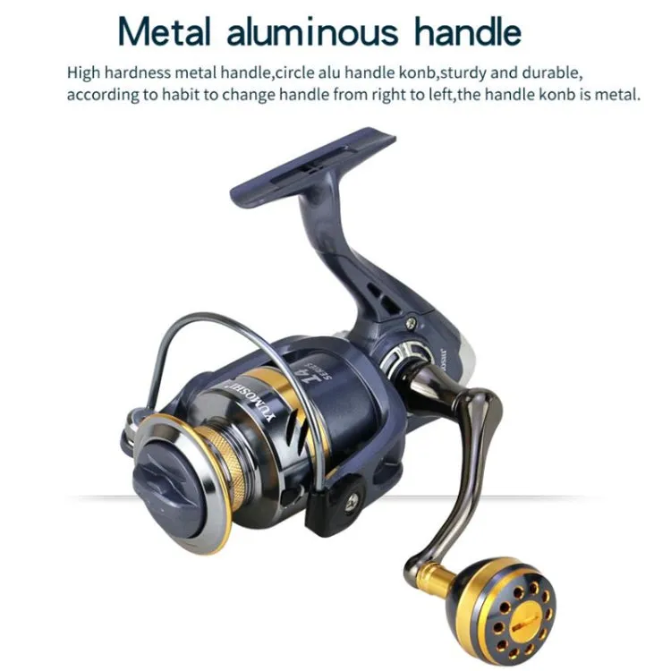 YUMOSHI KS7000 Spinning Fishing Reel Metal Rocker Metal Cup Reel