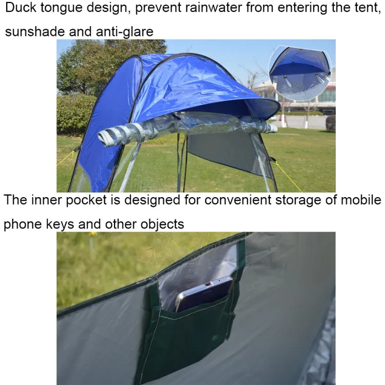 ZL8801 Single Foldable Outdoor Fishing Rainproof Sunshade Tent with Double-doors(Green)